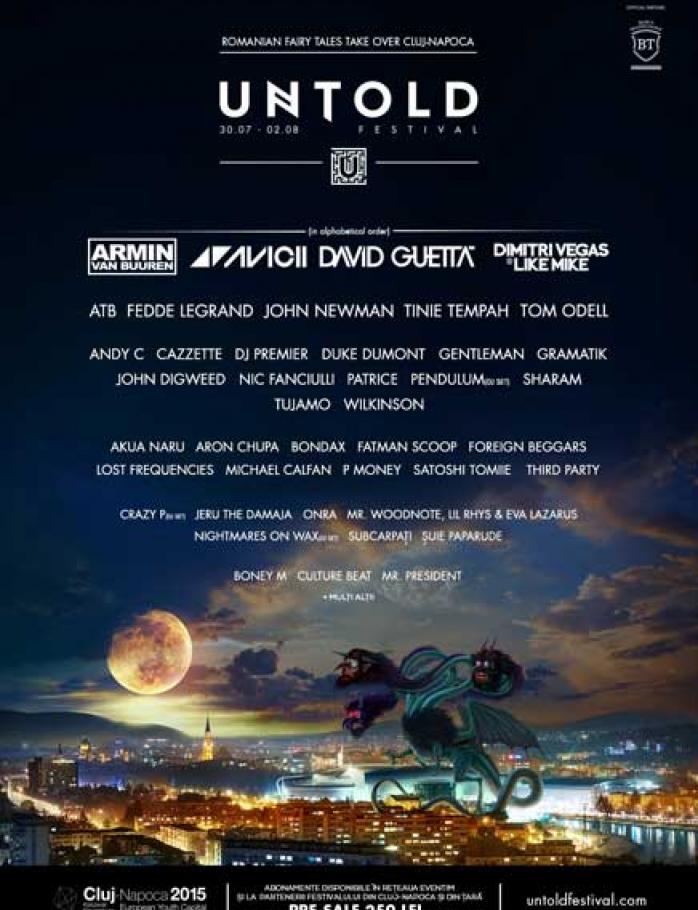 Untold Festival – 30 July – 2 August 2015, Cluj-Napoca